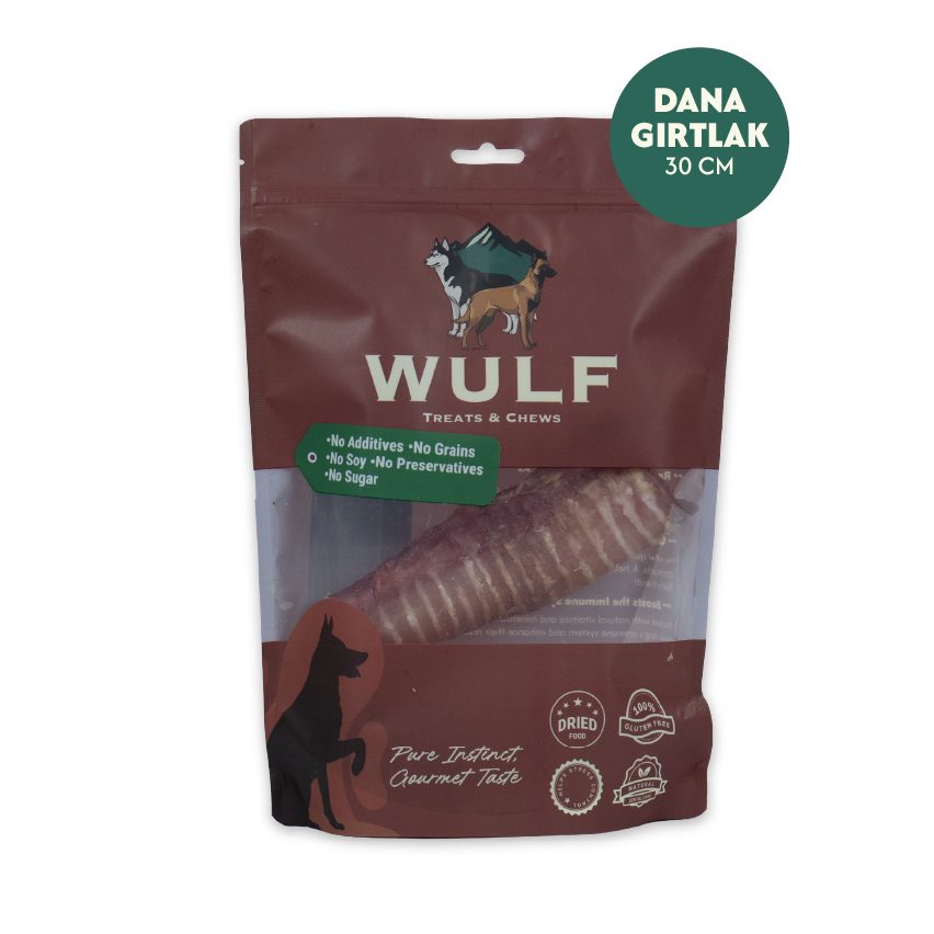 Dana Gırtlak 30 cm 1 Adet %100 Doğal Köpek Ödül Maması