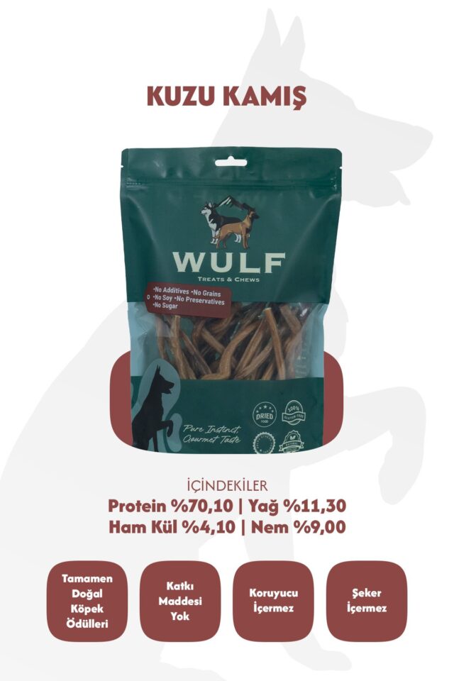 Kuzu Kamış %100 Doğal Köpek Ödül Maması - Görsel 3