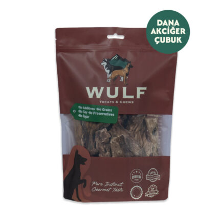 Dana Akciğer Çubuk %100 Doğal Kemirmelik Köpek Ödül Maması 100 Gram