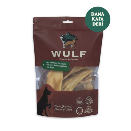 Dana Kafa Deri 100 Gram %100 Doğal Köpek Ödül Maması