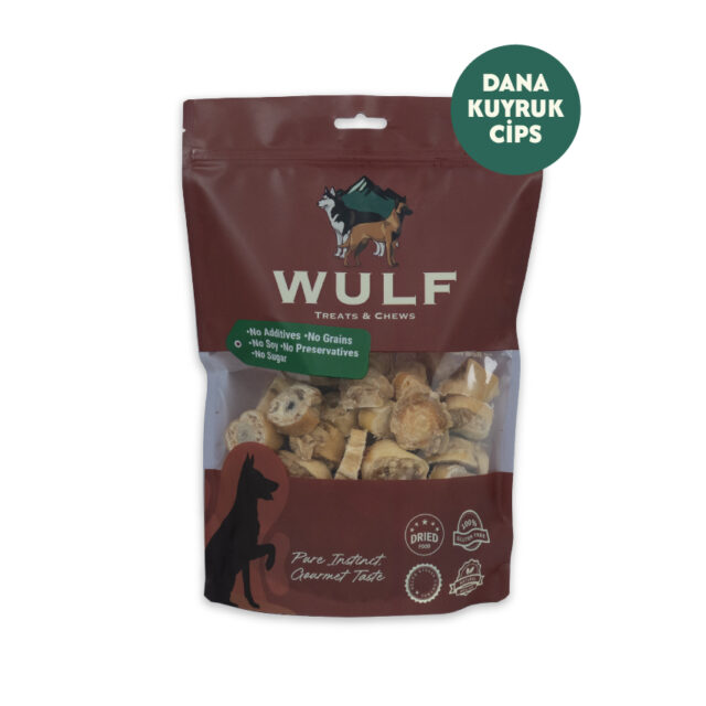 Dana Kuyruk Cips 100 Gram %100 Doğal Köpek Ödül Maması